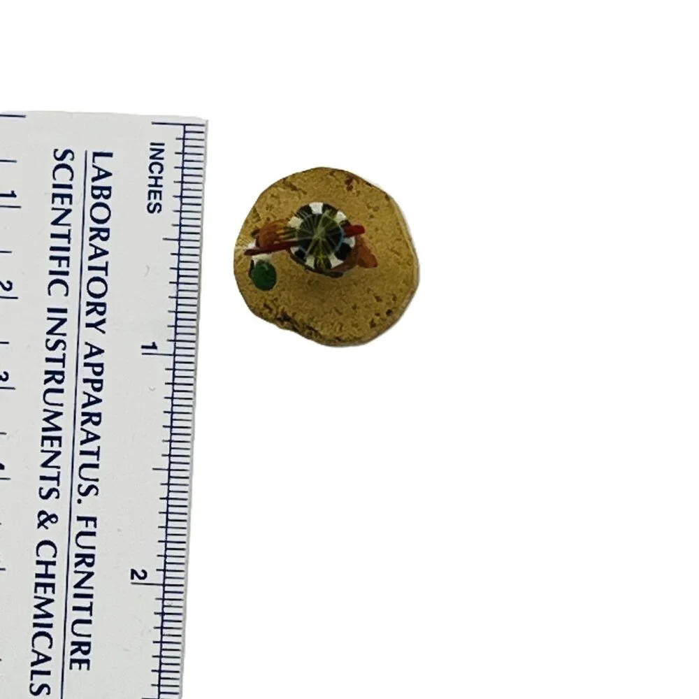 Handmade Miniature 1.5" (app.) Kachina Doll - "Long Horned" (Slight Damage) - Picture 5 of 8